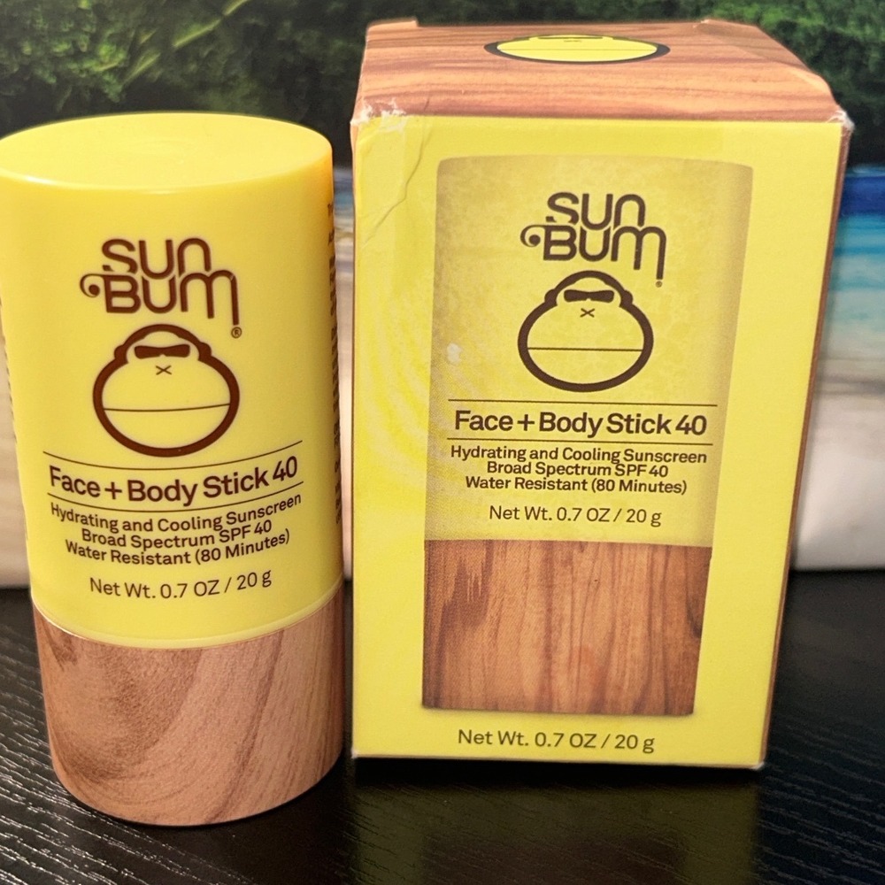 Sun Bum Face + Body Stick 40 Broad Spectrum SPF 40 Sunscreen NEW